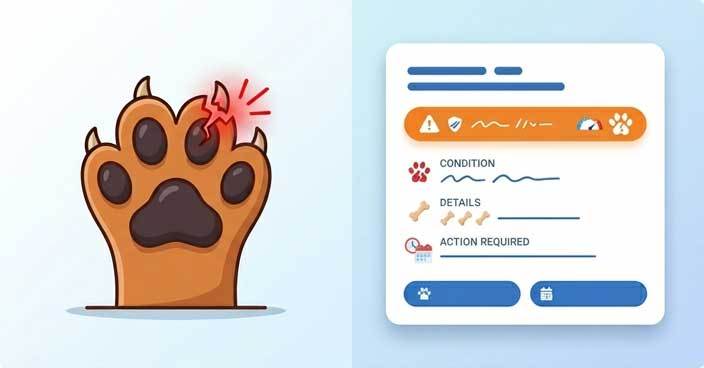 AI Dog Broken Nail Checker